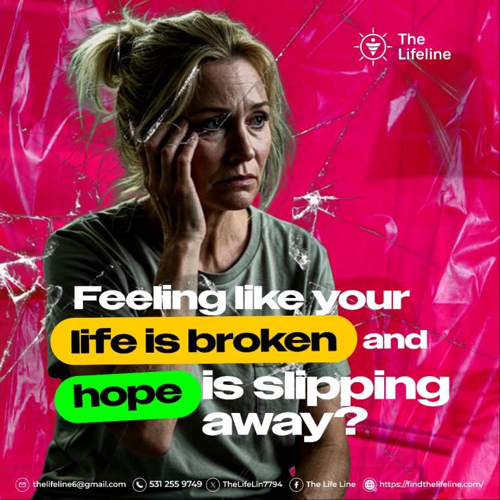 Feeling like your life is broken and hope is slipping away